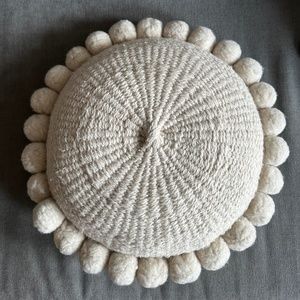 Pampa Monte Pom Pom Cushion #1 (Medium) Throw Pillow